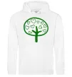 Женская толстовка (худи) Green tree heart Белый Женская толстовка (худи) Green tree heart Белый фото