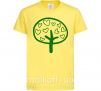 Дитяча футболка Green tree heart Лимонний фото