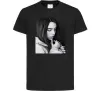 Детская футболка Billie Eilish bw Черный Детская футболка Billie Eilish bw Черный фото