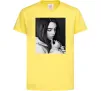 Детская футболка Billie Eilish bw Лимонный Детская футболка Billie Eilish bw Лимонный фото