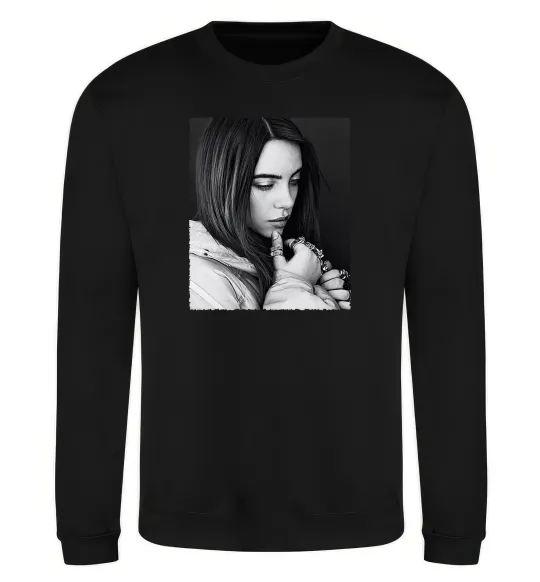 Свитшот Billie Eilish bw Черный фото