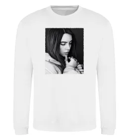 Світшот Billie Eilish bw Білий фото