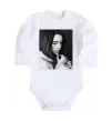 Детский боди Billie Eilish bw Белый фото