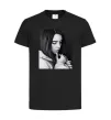 Дитяча футболка Billie Eilish bw Чорний фото