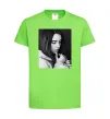 Дитяча футболка Billie Eilish bw Лаймовий фото