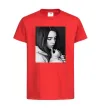 Дитяча футболка Billie Eilish bw Червоний фото