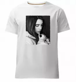 Мужская премиум футболка Hit me hard and soft Черный фото