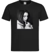 Мужская футболка Billie Eilish bw Черный фото