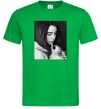 Мужская футболка Billie Eilish bw Зеленый фото
