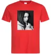 Мужская футболка Billie Eilish bw Красный фото