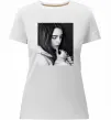 Жіноча преміум футболка Billie Eilish bw Білий фото