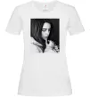 Жіноча футболка Billie Eilish bw Білий фото