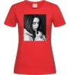 Жіноча футболка Billie Eilish bw Червоний фото