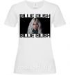 Женская футболка Billie Eilish promo Белый фото