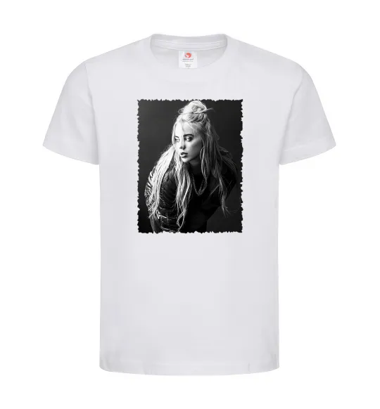 Детская футболка Billie Eilish Белый фото