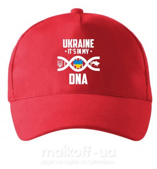 Кепка Ukraine it's my DNA Красный фото