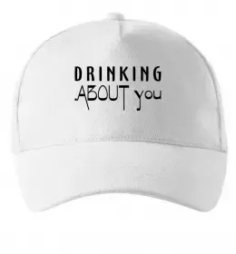 Кепка Drinking about you Белый фото