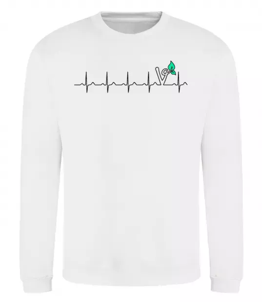 Свитшот Heartbeat V Белый фото