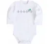Дитячий бодік Heartbeat V Білий фото