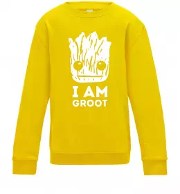 Дитячий світшот Save the galaxy Грут Сірий меланж фото