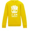 Дитячий світшот I'm Groot wh Сонячно жовтий Дитячий світшот I'm Groot wh Сонячно жовтий фото