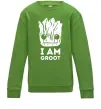 Дитячий світшот I'm Groot wh Лаймовий Дитячий світшот I'm Groot wh Лаймовий фото