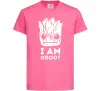 Дитяча футболка I'm Groot wh Яскраво-рожевий Дитяча футболка I'm Groot wh Яскраво-рожевий фото