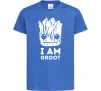Дитяча футболка I'm Groot wh Яскраво-синій Дитяча футболка I'm Groot wh Яскраво-синій фото