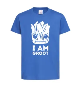 Детская футболка I'm Groot wh Ярко-синий фото