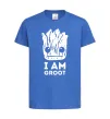 Дитяча футболка I'm Groot wh Яскраво-синій фото