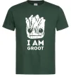 Чоловіча футболка I'm Groot wh Темно-зелений фото