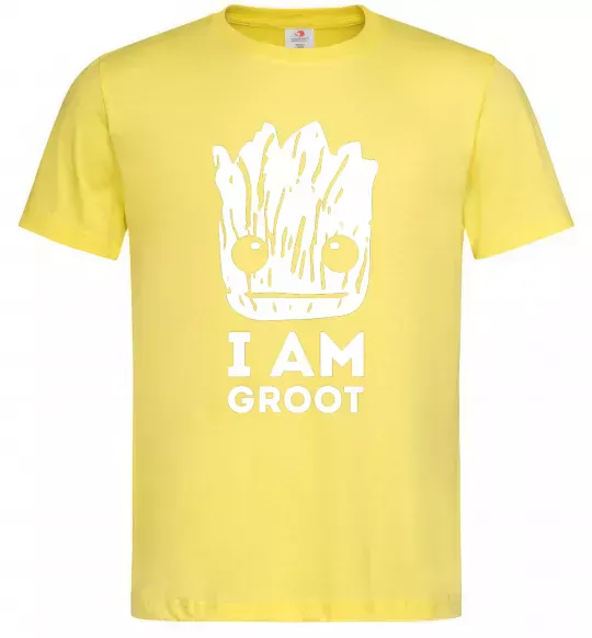 Чоловіча футболка I'm Groot wh Лимонний фото