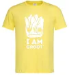 Чоловіча футболка I'm Groot wh Лимонний фото