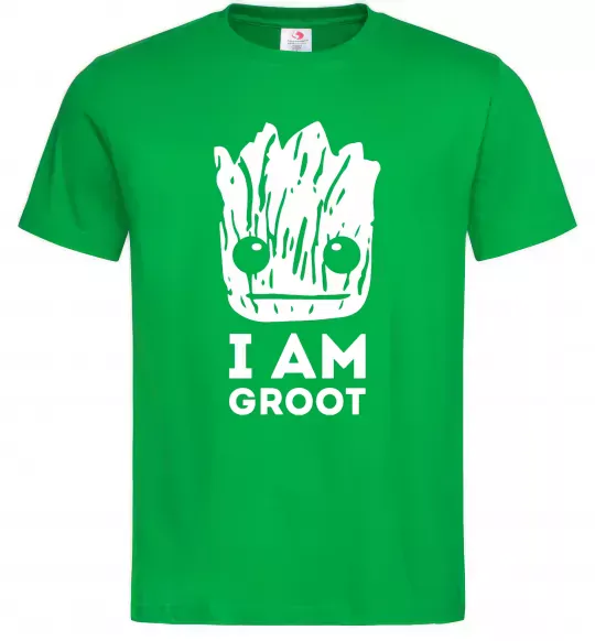 Чоловіча футболка I'm Groot wh Зелений фото