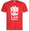 Чоловіча футболка I'm Groot wh Червоний фото