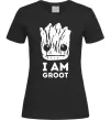 Женская футболка I'm Groot wh Черный Женская футболка I'm Groot wh Черный фото
