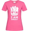 Женская футболка I'm Groot wh Ярко-розовый Женская футболка I'm Groot wh Ярко-розовый фото