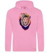 Женская толстовка (худи) Lion bright Розовый фото