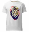 Чоловіча преміум футболка Lion bright Білий фото