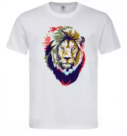 Чоловіча футболка Lion bright Білий фото