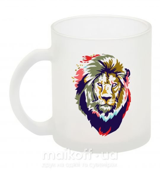 Чашка скляна Lion bright Фроузен фото