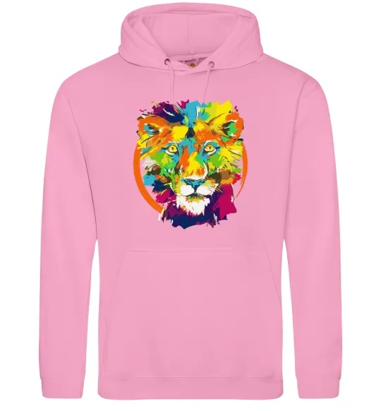 Жіноча толстовка (худі) Лев Рожевий фото