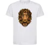 Дитяча футболка Голова лева Білий фото