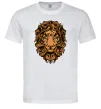 Чоловіча футболка Голова лева Білий фото