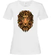 Жіноча футболка Голова лева Білий фото