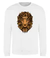 Свитшот Голова лева Белый фото
