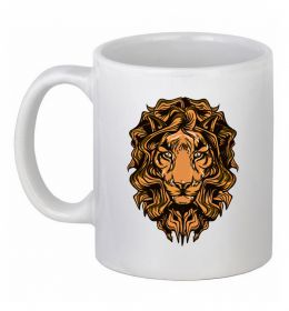 Чашка керамічна Голова лева