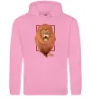 Женская толстовка (худи) Lion Розовый фото