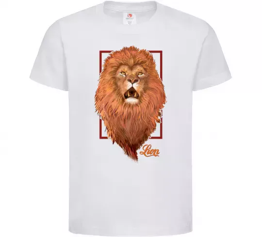 Дитяча футболка Lion Білий фото