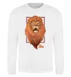 Свитшот Lion Белый фото